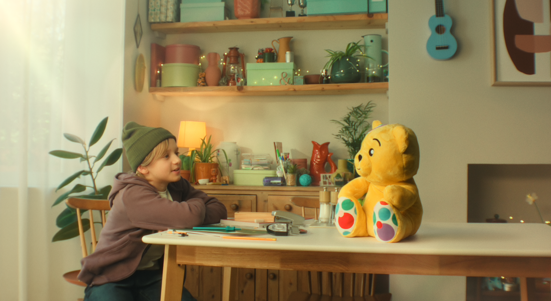 Children in Need Pudsey Finds His Voice